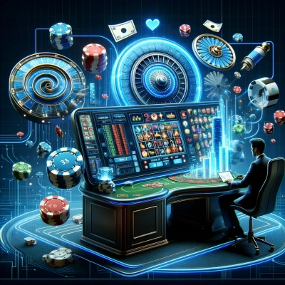 a variedade de jogos oferecidos por casinos online, incluindo jogos de mesa, máquinas caça-níqueis e vídeo pôquer